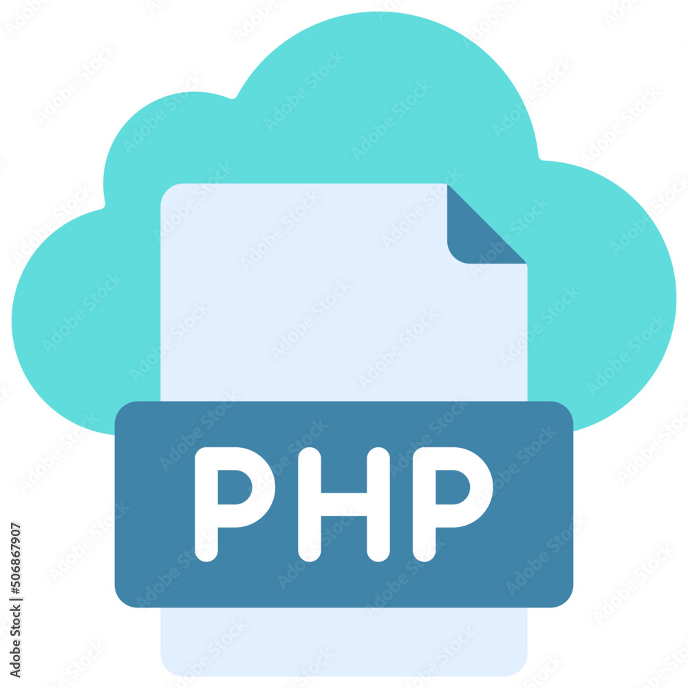 Cloud PHP File Icon Cloud PHP File Icon