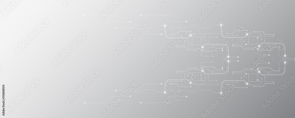 Grey white Abstract technology background,Hi tech digital connect, communication, high technology concept, science background Grey white Abstract technology background,Hi tech digital connect, communication, high technology concept, science background