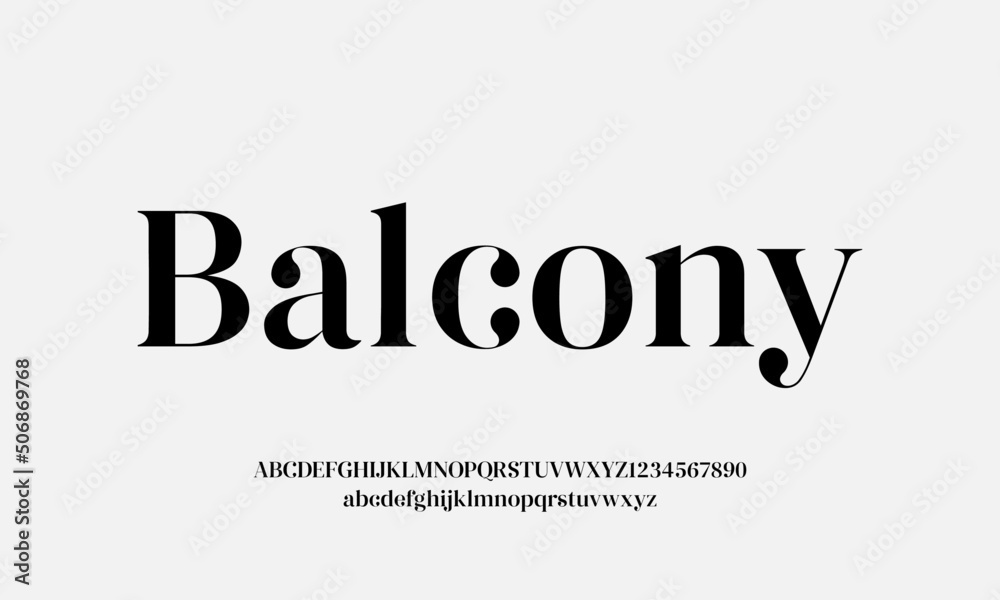 Abstract Fashion font. Typography Uppercase Lowercase and number. Vector illustration for logo, brand etc. Abstract Fashion font. Typography Uppercase Lowercase and number. Vector illustration for logo, brand etc.