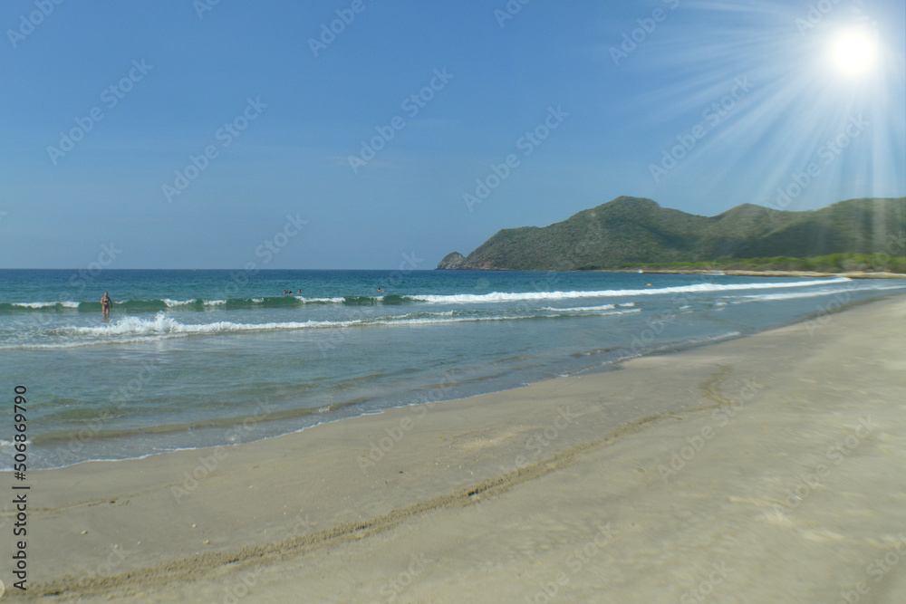 paradise beach , caribbean sea , Venezuela