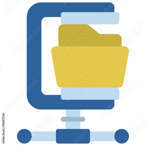 Compress Data Icon
