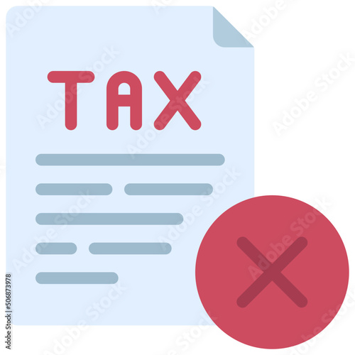 Missed Tax Bill Icon