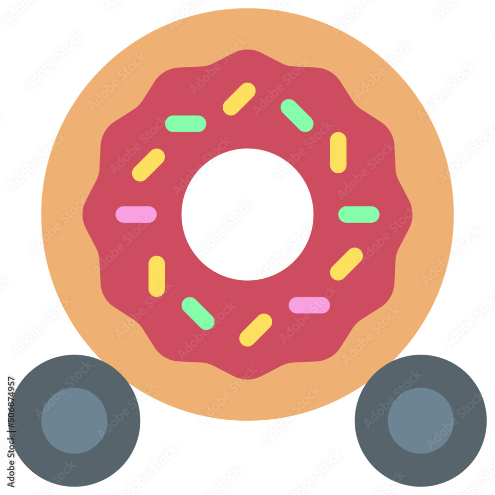 Donut Delivery Icon