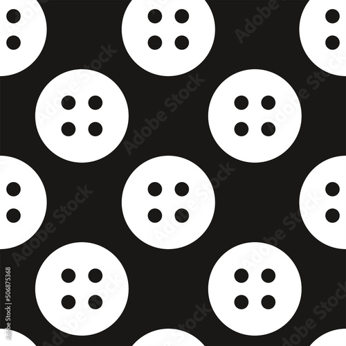 Vector flat hand drawn seamless pattern