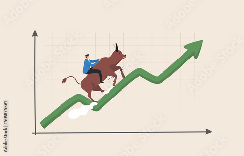 Bull market or Bull Run. Refers to the time when most investors buy. more demand than supply Market sentiment is high and prices go up. Bullish investors run on the upward arrow chart.