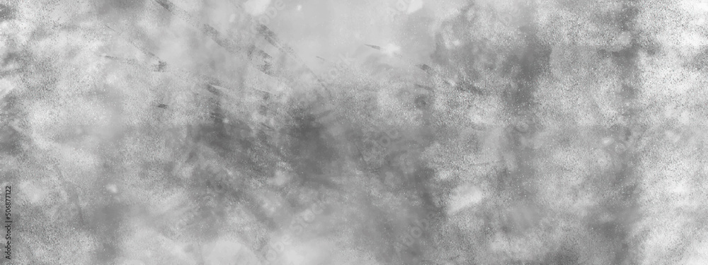 Grey watercolor grungy textured on white paper with splatter background illustration. White painted cement wall texture. Old grunge textures with scratches and cracks. Graphite sandstone wall grunge. Grey watercolor grungy textured on white paper with splatter background illustration. White painted cement wall texture. Old grunge textures with scratches and cracks. Graphite sandstone wall grunge.