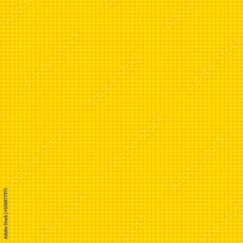 Yellow dotted, Pop Art Background, Pop Art Pattern. Symbolic Background of Art of 1960s. Seamlessly Repeatable. Vector illustration. Trendy picture for: decorate, web, design. EPS 10