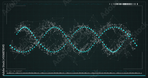 Digitally generated dna structure