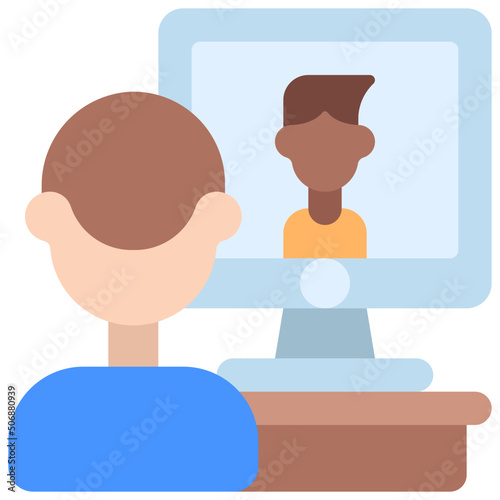 Video Conference Icon