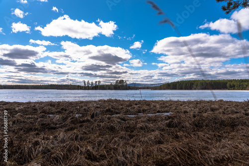 lake and clouds