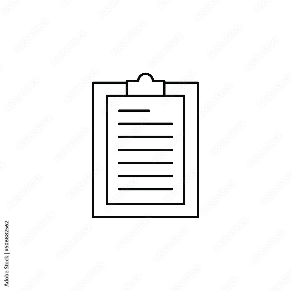 Notes, Notepad, Notebook, Memo, Diary, Paper Thin Line Icon Vector Illustration Logo Template. Suitable For Many Purposes. Notes, Notepad, Notebook, Memo, Diary, Paper Thin Line Icon Vector Illustration Logo Template. Suitable For Many Purposes.