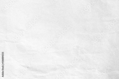 White rumpled paper background texture