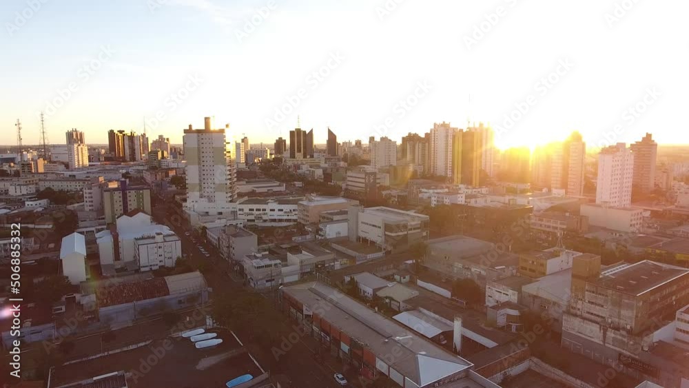 Por do sol em Cascavel Paraná