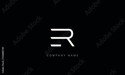 ER, RE, Abstract Letters Logo Monogram