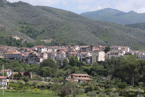 Il paese di Sant'Elia Fiumerapido nella provincia di Frosinone - Italia - maggio 2022