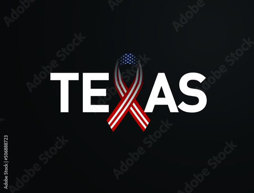 Pray for Texas concept background, vector illustration.