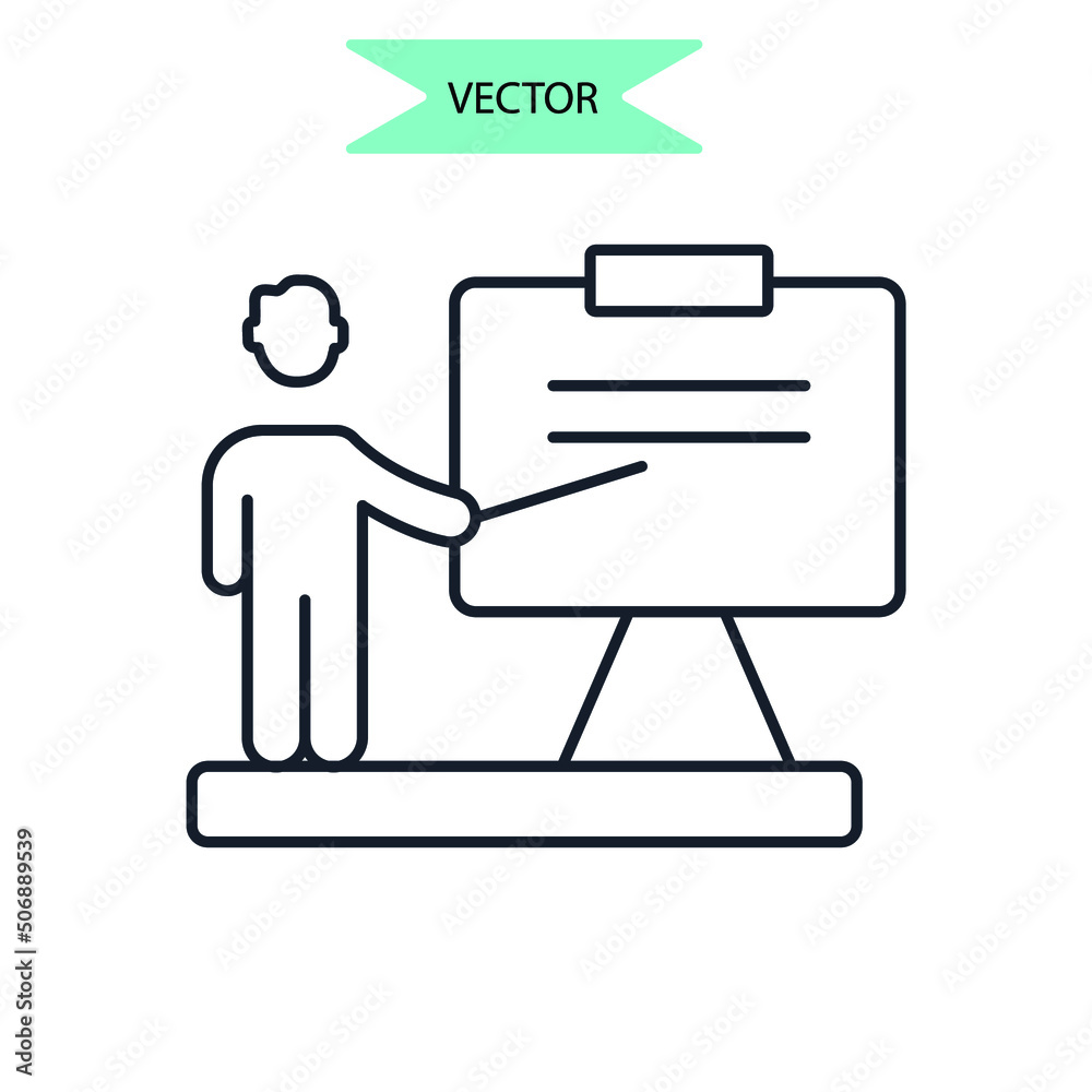 presentation icons symbol vector elements for infographic web presentation icons symbol vector elements for infographic web