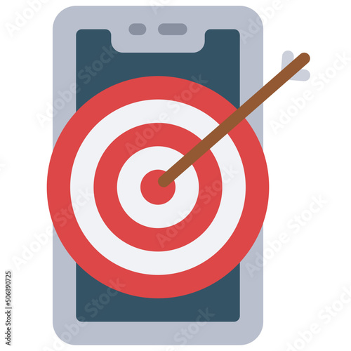 Cell Phone Target Icon