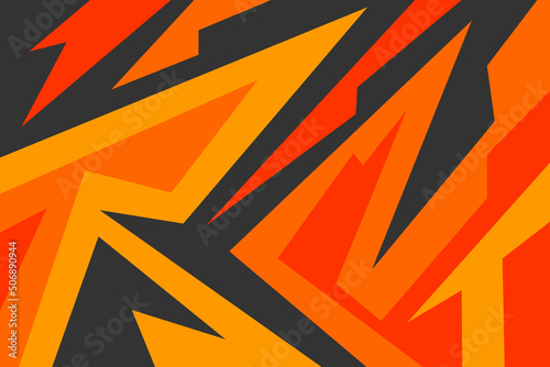 Abstract background with gradient triangular and arrow pattern