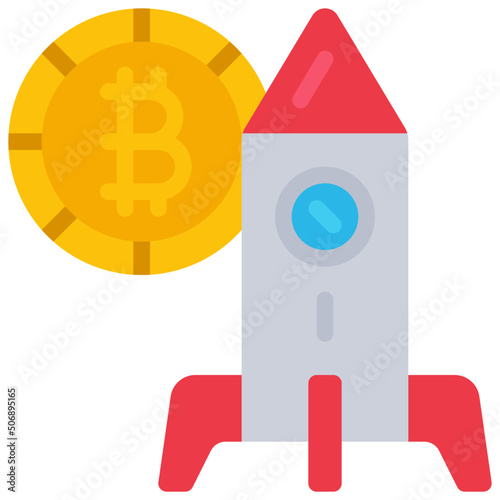 Bitcoin Startup Icon