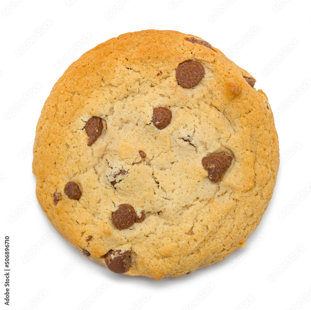 Chocolate Chip Cooike Top View Chocolate Chip Cooike Top View