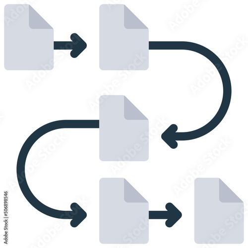 Sequential File Organization Icon