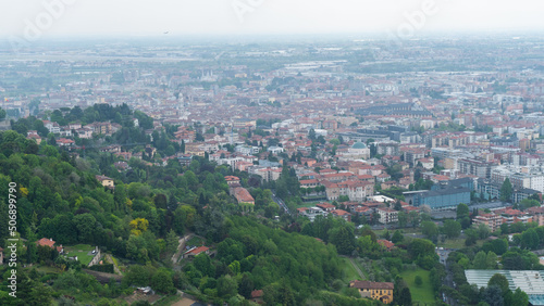 Bergamo, one of the most beautiful city in Italy. Lombardy. Città Alta 