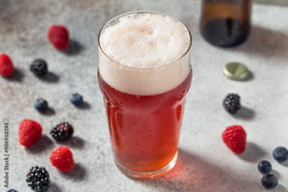 Cold Refreshing Berry Beer Shandy Cold Refreshing Berry Beer Shandy