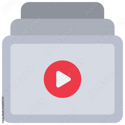 Video Playlist Icon