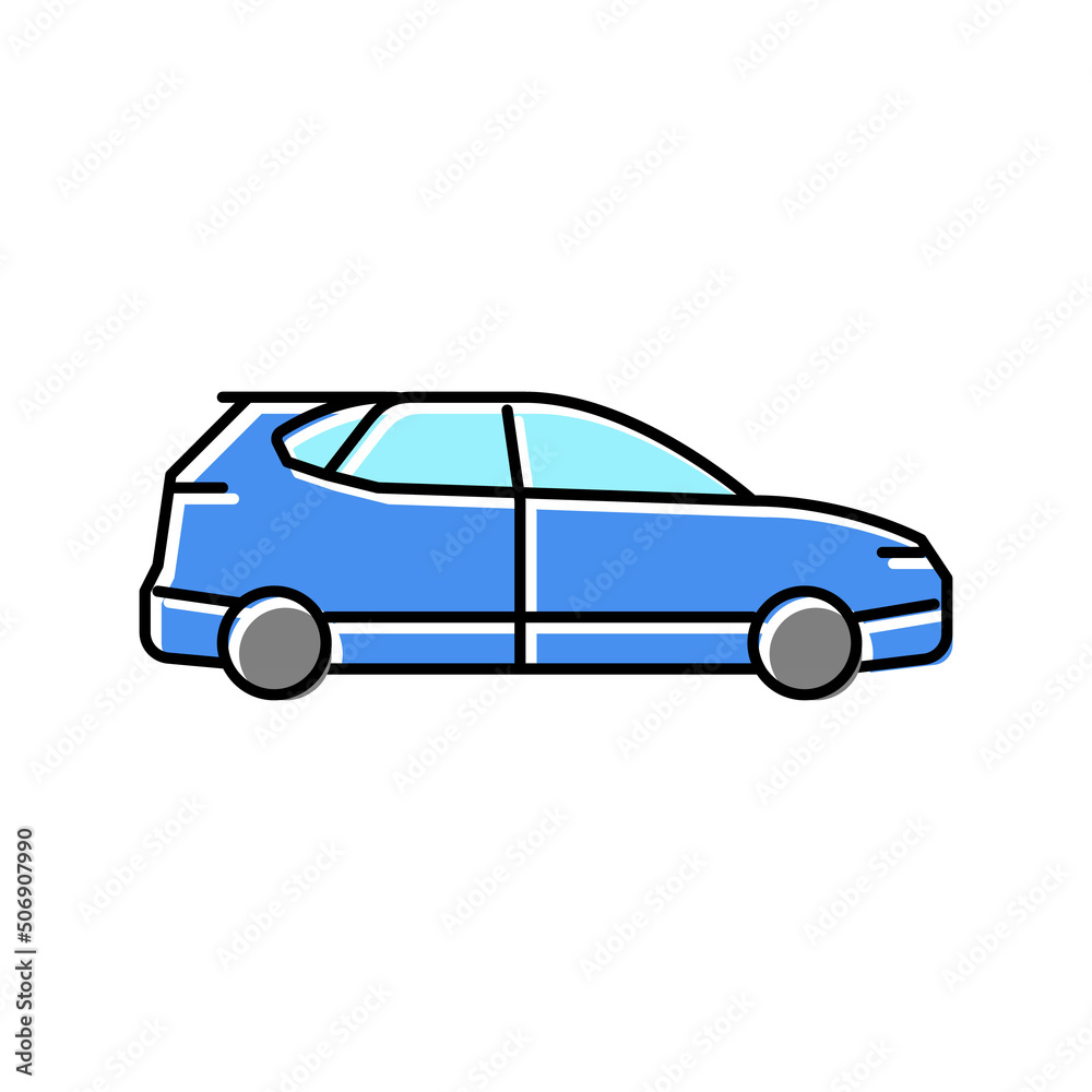 car transport color icon vector illustration