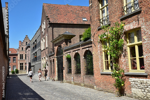 Ruelle médiévale à Malines. Belgique