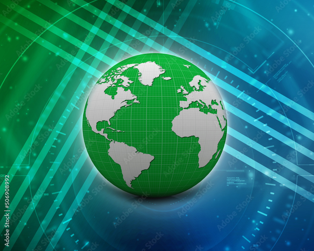 3d rendering abstract world concept
3d rendering abstract world concept