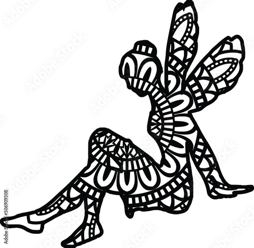 Mandala design. You can change the size and color of the eps file as you like. Will fit well as a design on a shirt or in your shadow box. You can also use laser cutters like Cricut, Glowforge