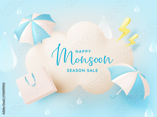Cute umbrella for monsoon season
