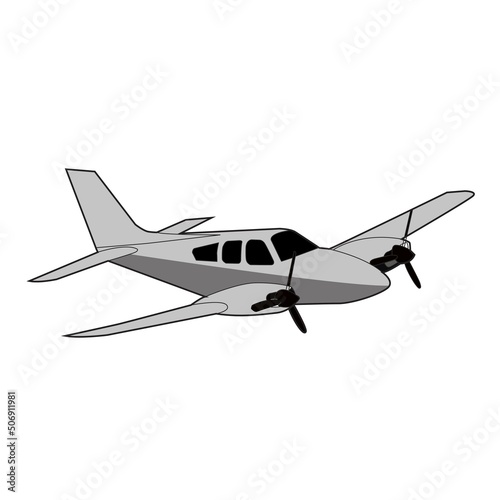 small air plane illustration vector design