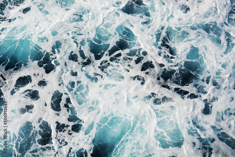 Huge waves, sea landscape, water background Huge waves, sea landscape, water background
