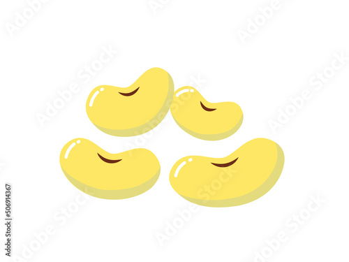 Soybean, Beans Flat Vector  design 