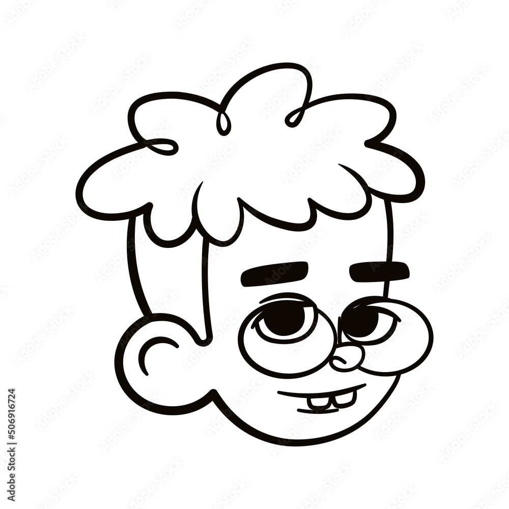 Isolated boy urban character avatar Vector illustration