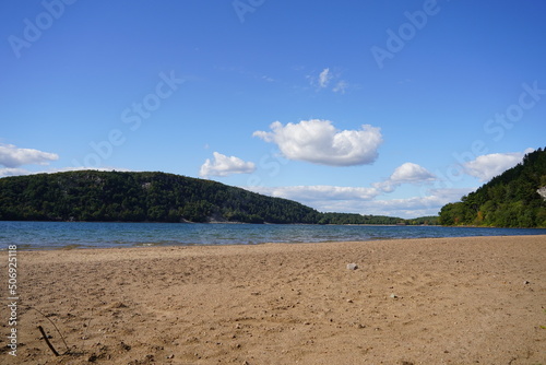 Devil's Lake state nature park in Baraboo, Wisconsin