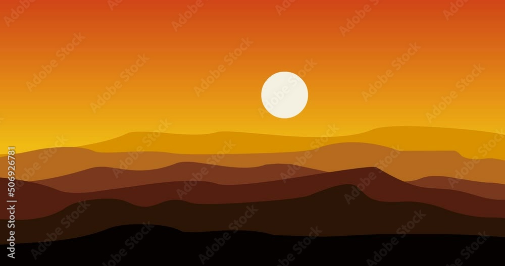 parallax animation of yellow desert overlay background parallax animation of yellow desert overlay background