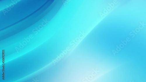 Abstract sky blue background with waves, seamless loop.