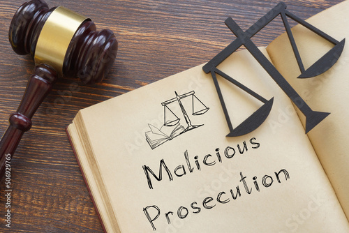 Canvas Print Malicious Prosecution is shown using the text