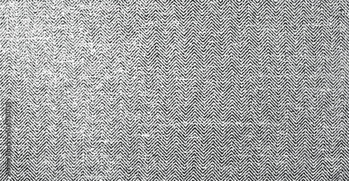 Vector fabric texture. Distressed texture of weaving fabric. Grunge background. Abstract halftone vector illustration. Overlay to create interesting effect and depth. Black isolated on white. EPS10.