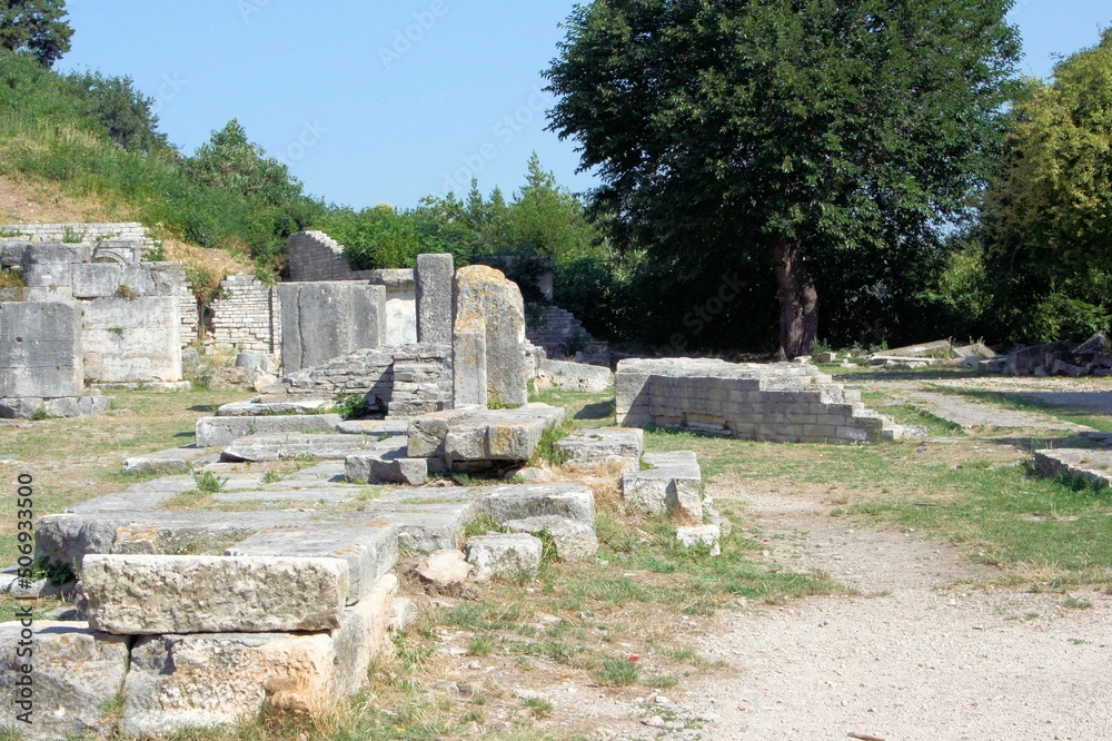 Roman remains in Pula, Croatia