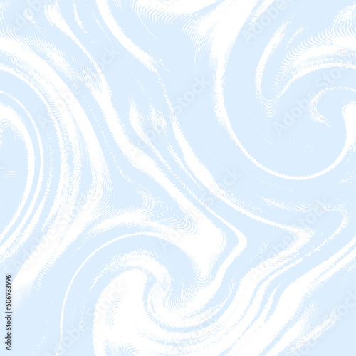 Abstract optical illusion seamless pattern. Psychedelic waves print background. 1970s trippy Marble acrylic, wood texture, watercolor  background. 2 tone colors