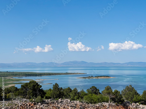 Beysehir lake natural texture and landscapes