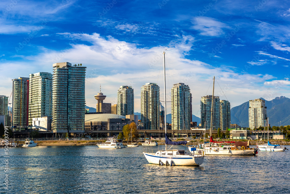 Obraz premium False creek in Vancouver, Canada