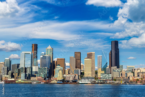Seattle cityscape at Elliott Bay