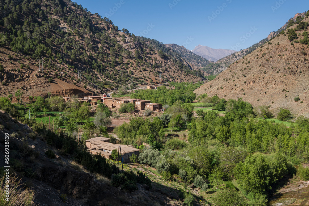 Ait Bou Guemez valley, Atlas mountain range, morocco, africa