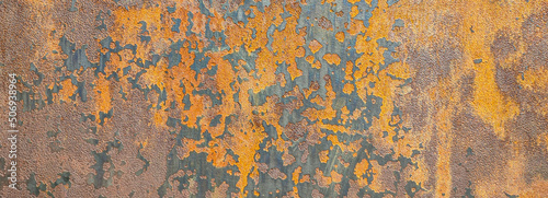 texture of rust on old metal surface background 